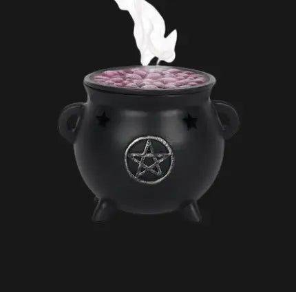 Pentagram Cauldron Incense Cone Holder - Lacatang Spiritual